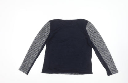 Womens UK Size S Oasis Blue Basic Blouse