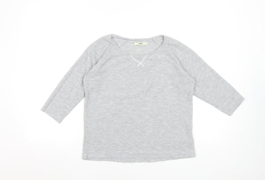 Womens UK Size XS Oasis Grey Basic T-Shirt