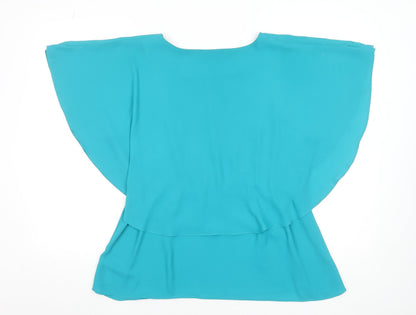 Womens UK Size 16 Dunnes Blue Tunic Blouse