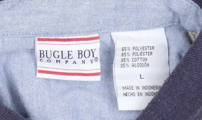 Mens UK Size L Bugle Boy Polyester Blend Polo Shirt