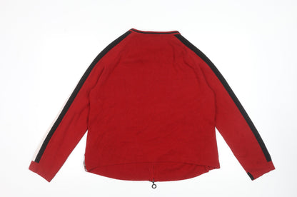 Womens UK Size 12 Betty Barclay Red Cardigan Jumper