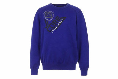 Mens UK Size M JACK & JONES Blue Pullover Jumper