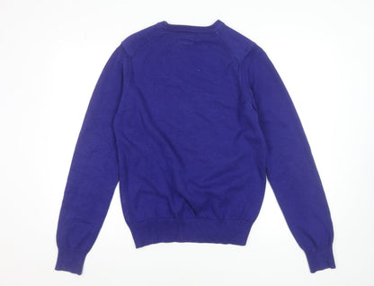 Mens UK Size M JACK & JONES Blue Pullover Jumper