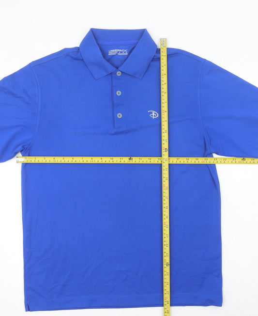 Nike Golf Blue Men's M FitDry Moisture Wicking Polo Shirt