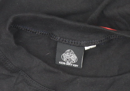 Kids Don't Kry Men's Black Social Kids Graphic Print Cotton T-Shirt M