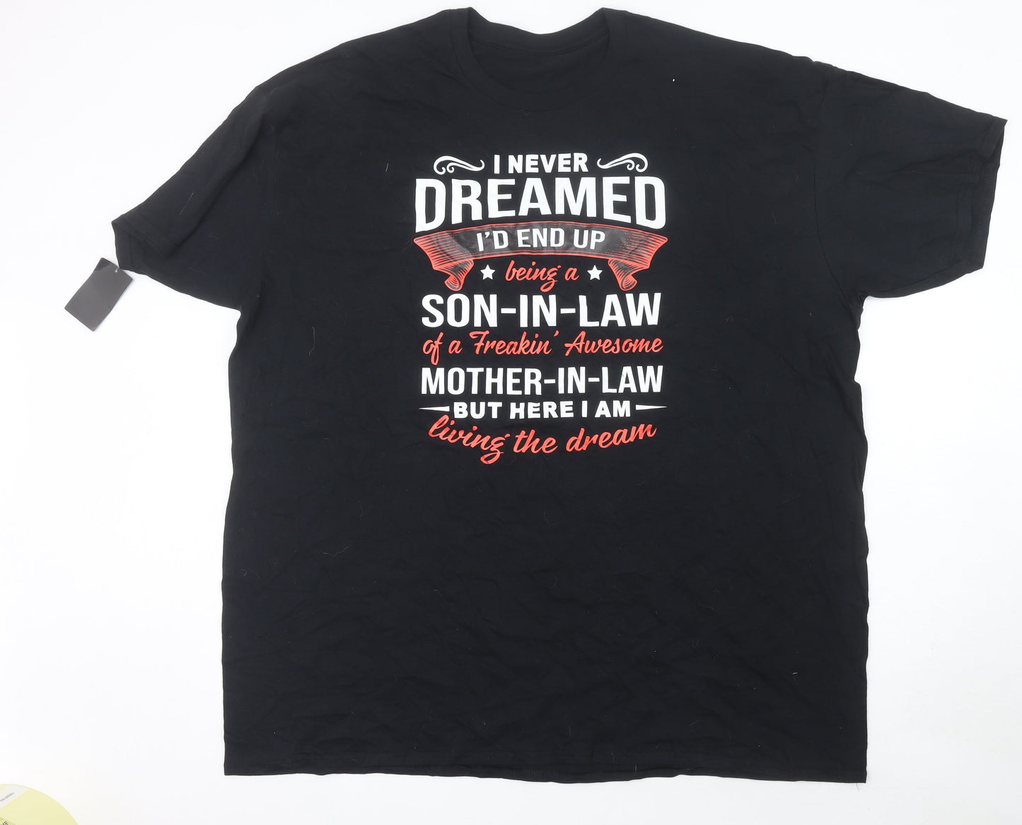 Norsar Apparel Men's Black 4XL Funny Graphic Cotton T-Shirt