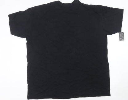 Norsar Apparel Men's Black 4XL Funny Graphic Cotton T-Shirt
