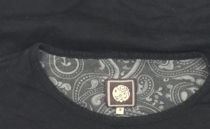 Pretty Green Men's Black Cotton Crew Neck Short Sleeve T-Shirt Size S