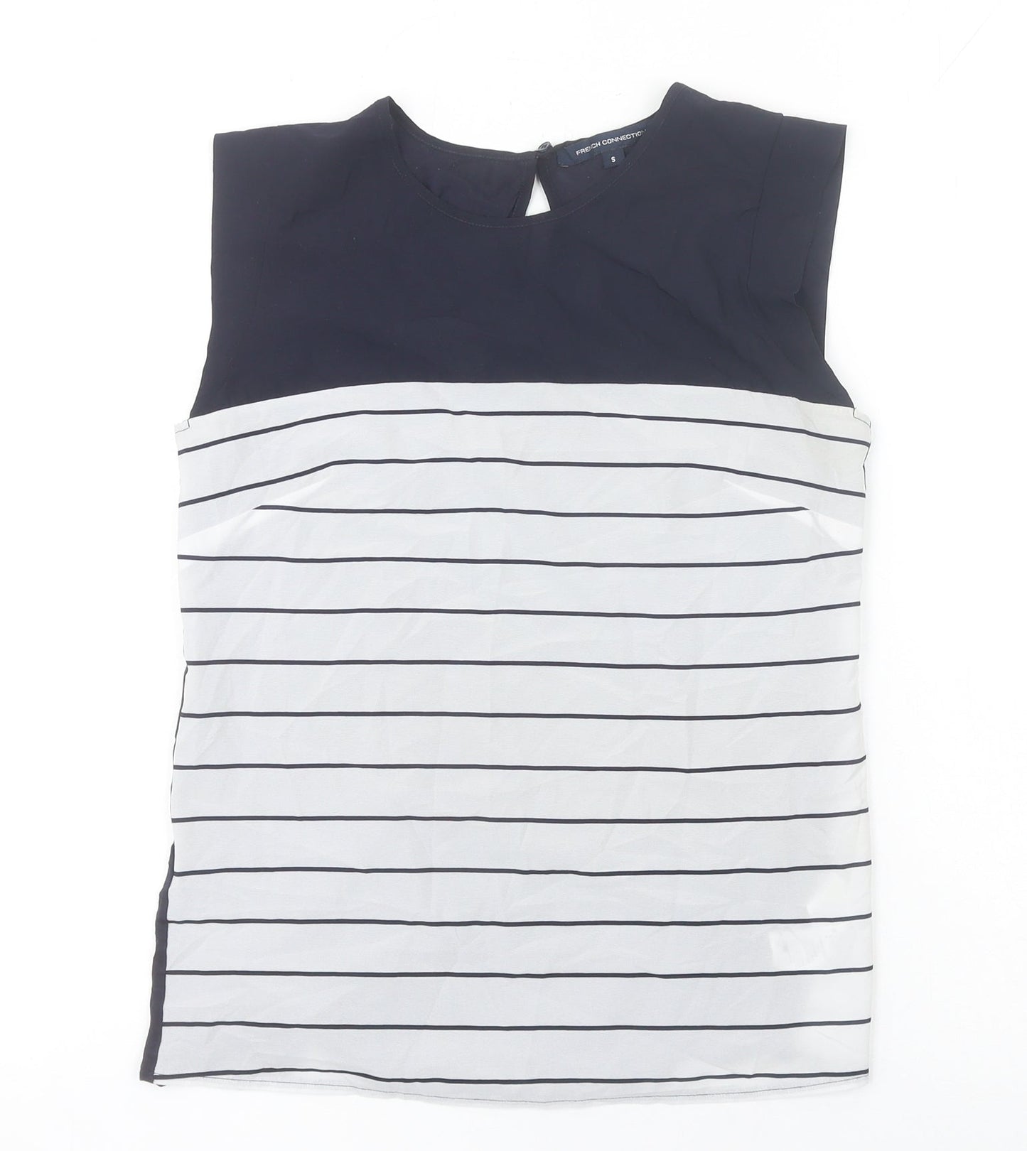 Womens UK Size S French Connection Blue Basic Blouse