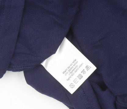 Lambretta Men's Blue Graphic Crew Neck Short Sleeve T-Shirt Size L