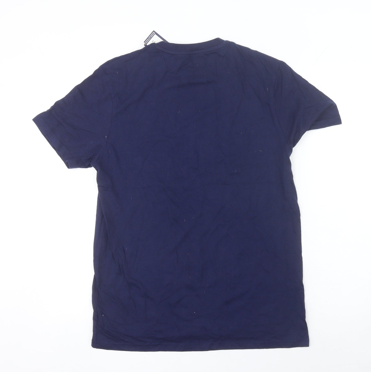 Lambretta Men's Blue Graphic Crew Neck Short Sleeve T-Shirt Size L