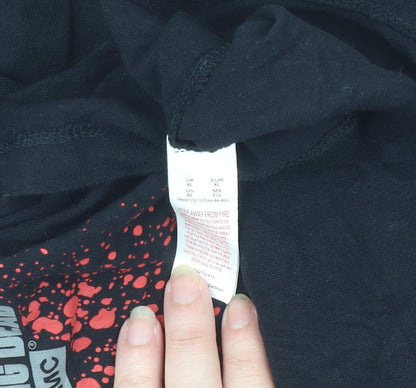 The Walking Dead Men's Black XL Graphic Print T-Shirt