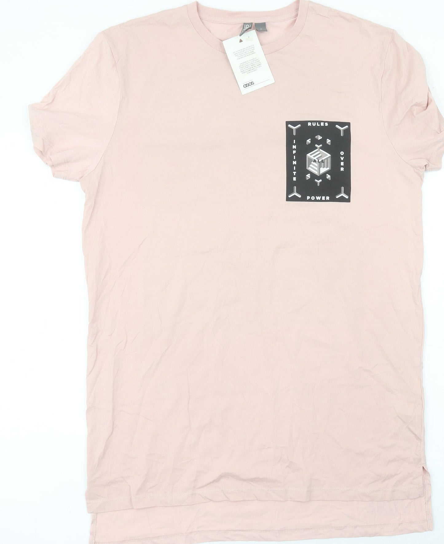 Mens UK Size M ASOS Pink  T-Shirt