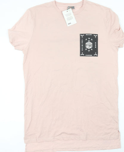Mens UK Size M ASOS Pink  T-Shirt