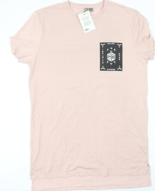 Mens UK Size M ASOS Pink  T-Shirt