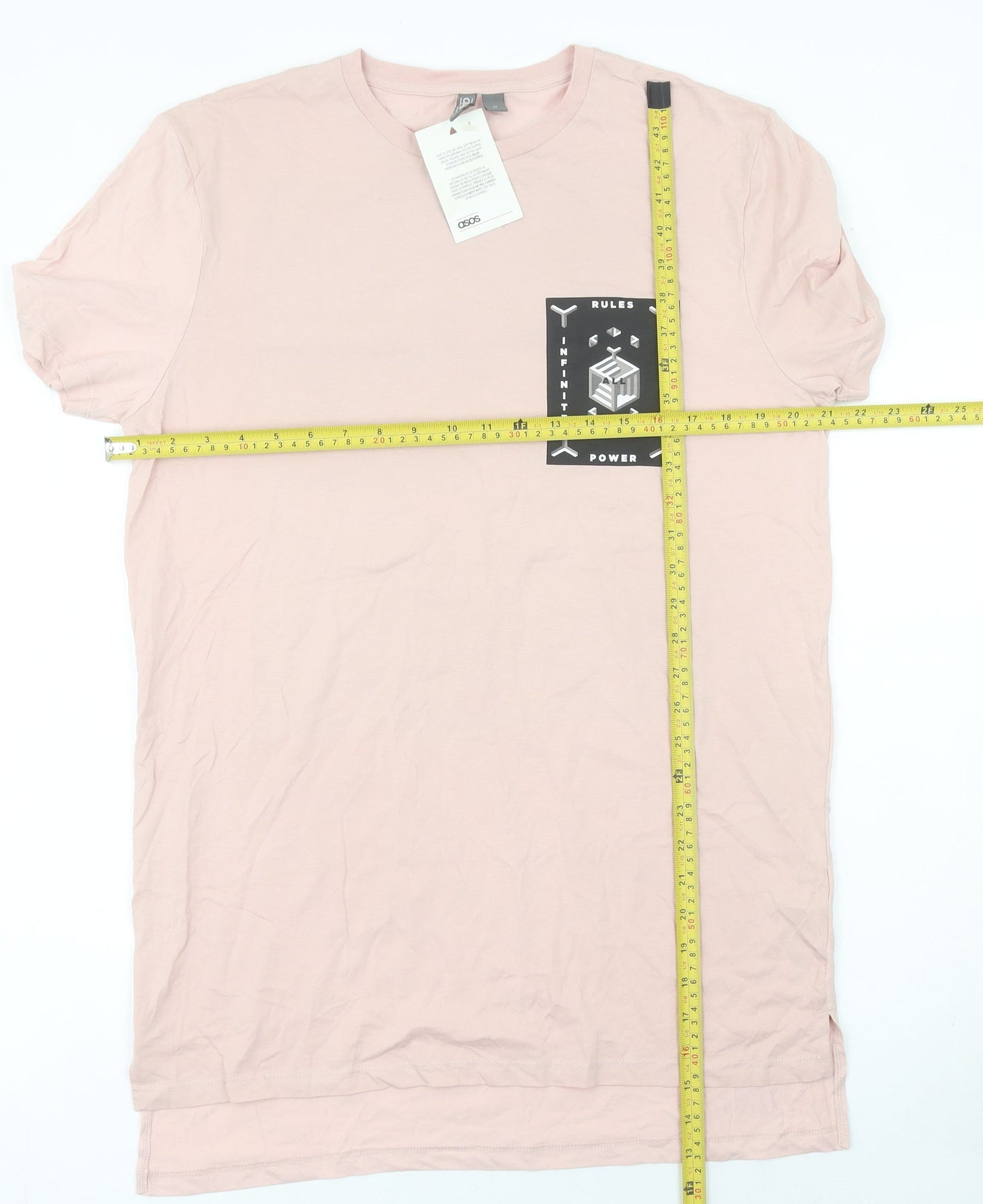 Mens UK Size M ASOS Pink  T-Shirt