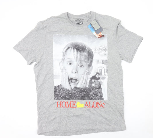 Mens UK Size L TU Grey  T-Shirt