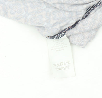 Boden Women’s Multicoloured Geometric Wrap Blouse UK 10