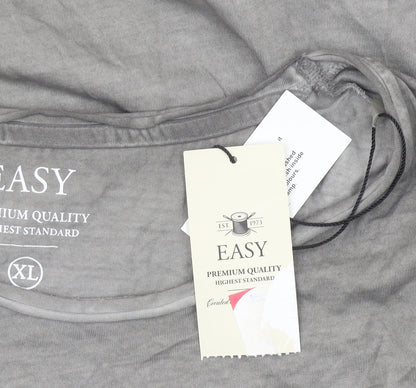 Mens UK Size XL Easy Grey  T-Shirt
