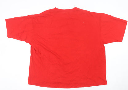 Mens UK Size XL Gribble Red  T-Shirt