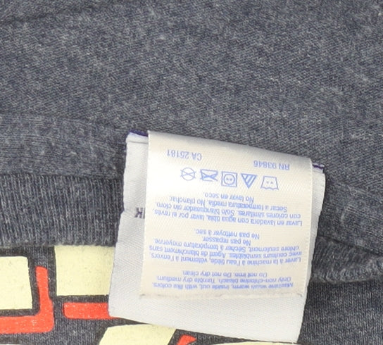 Old Guys Rule Men's Blue XL Graphic Motorcycle T-Shirt