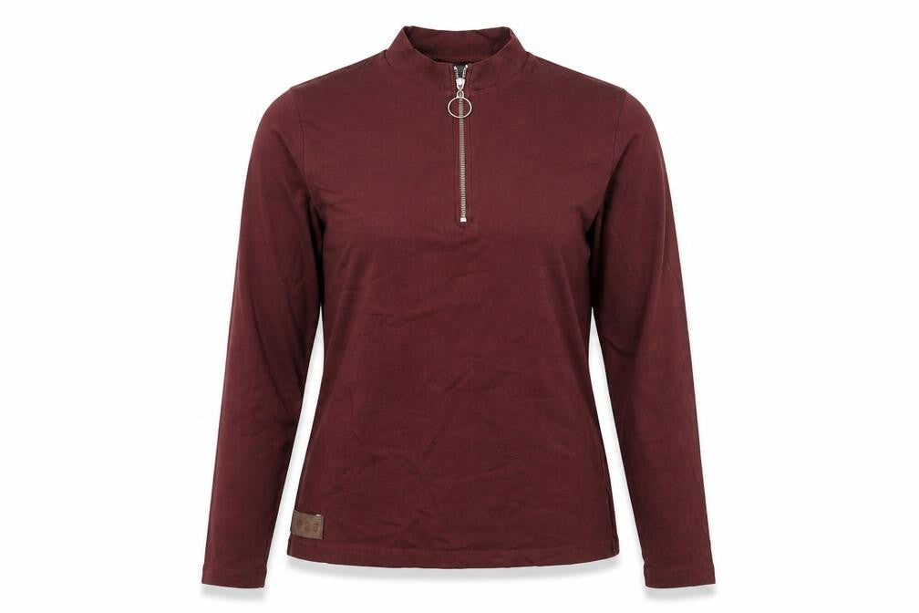 Womens UK Size 10 Unknown Brown Basic T-Shirt
