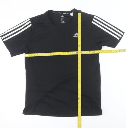 Adidas Men's Black Climalite Running T-Shirt Size S Athletic Fit