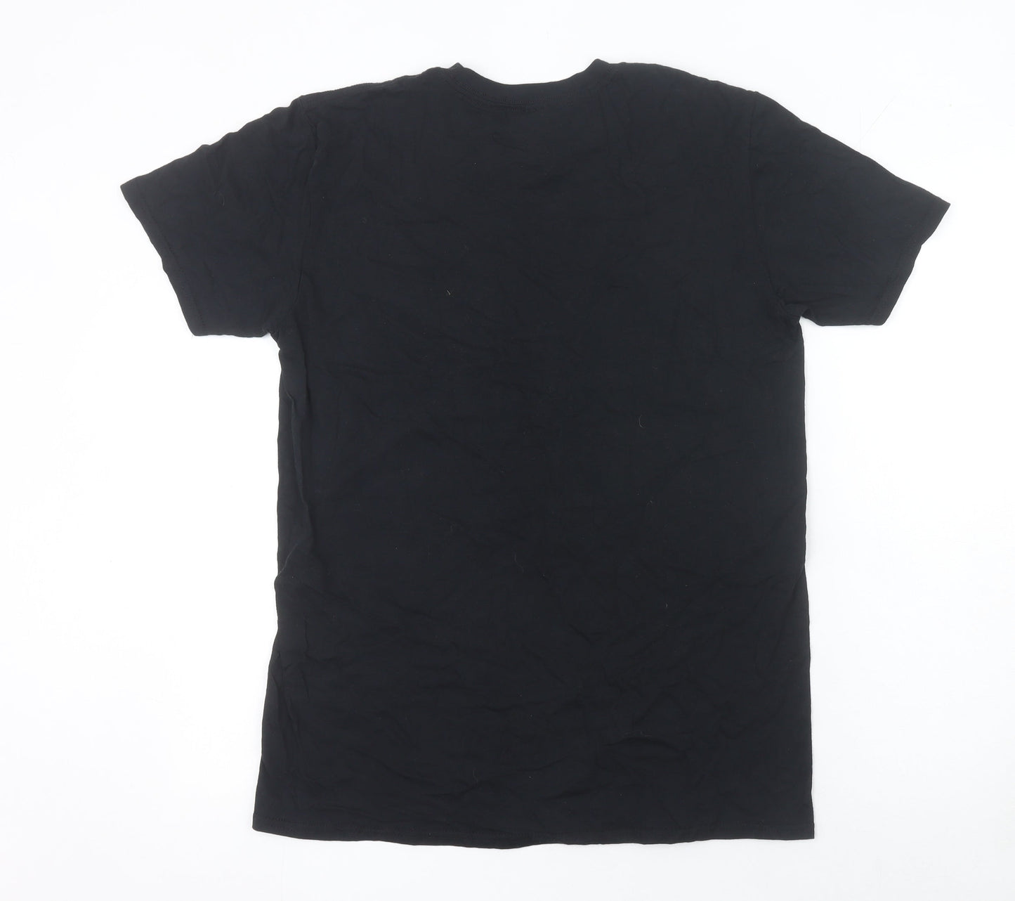 Mens UK Size M Gildan Black  T-Shirt