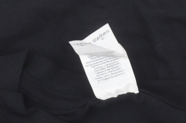 Mens UK Size M Gildan Black  T-Shirt
