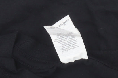 Mens UK Size M Gildan Black  T-Shirt