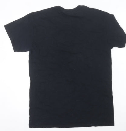 Abuze Men’s Black Gundam Anime Graphic Cotton T-Shirt Size M