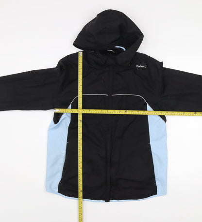 Mens UK Size S Kalenji Black Windbreaker Coat