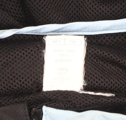 Mens UK Size S Kalenji Black Windbreaker Coat