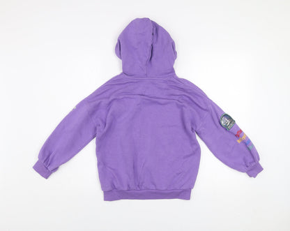 Marks and Spencer Girls Purple Harry Potter Pullover Hoodie 8-9 Years