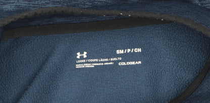 Mens UK Size S Under armour Blue Pullover Sweatshirt
