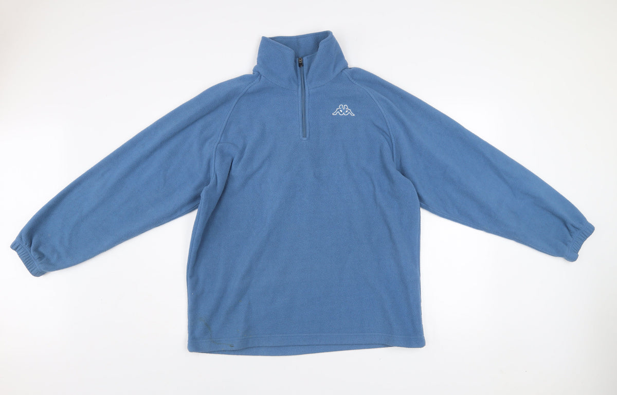 Mens UK Size M Kappa Blue Pullover Sweatshirt
