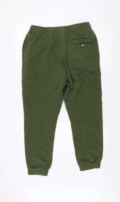 Nike Men's Green Fleece Jogger Activewear Trousers Size L