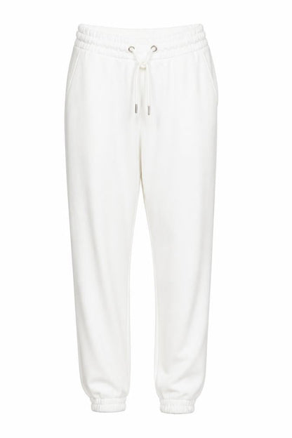 Womens UK Size 14 Stradivarius Relaxed Fit Jogger White Trousers
