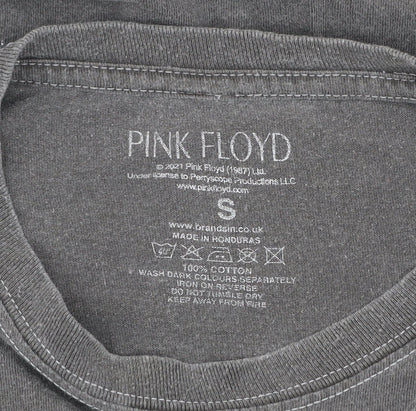 Pink Floyd Men's Grey Graphic Band T-Shirt Size S Crew Neck Cotton