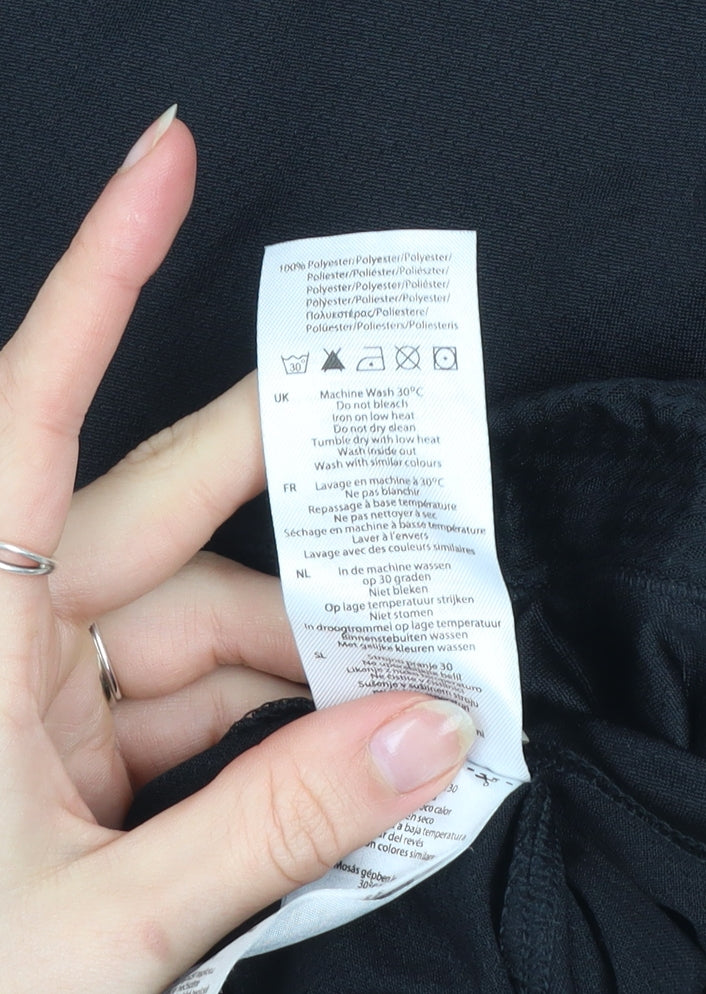 Karrimor Men's Black Running T-Shirt M X-Lite Short Sleeve 1/4 Zip