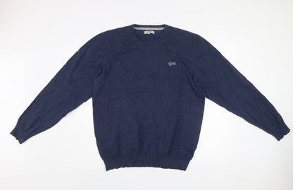Diesel Men's Blue 2XL Crew Neck Pullover Jumper
