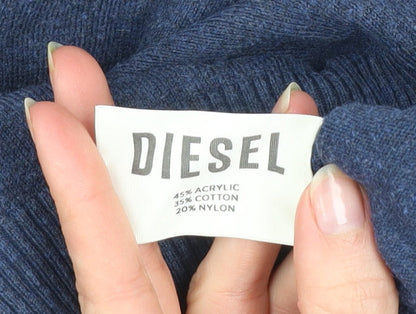 Diesel Men's Blue 2XL Crew Neck Pullover Jumper