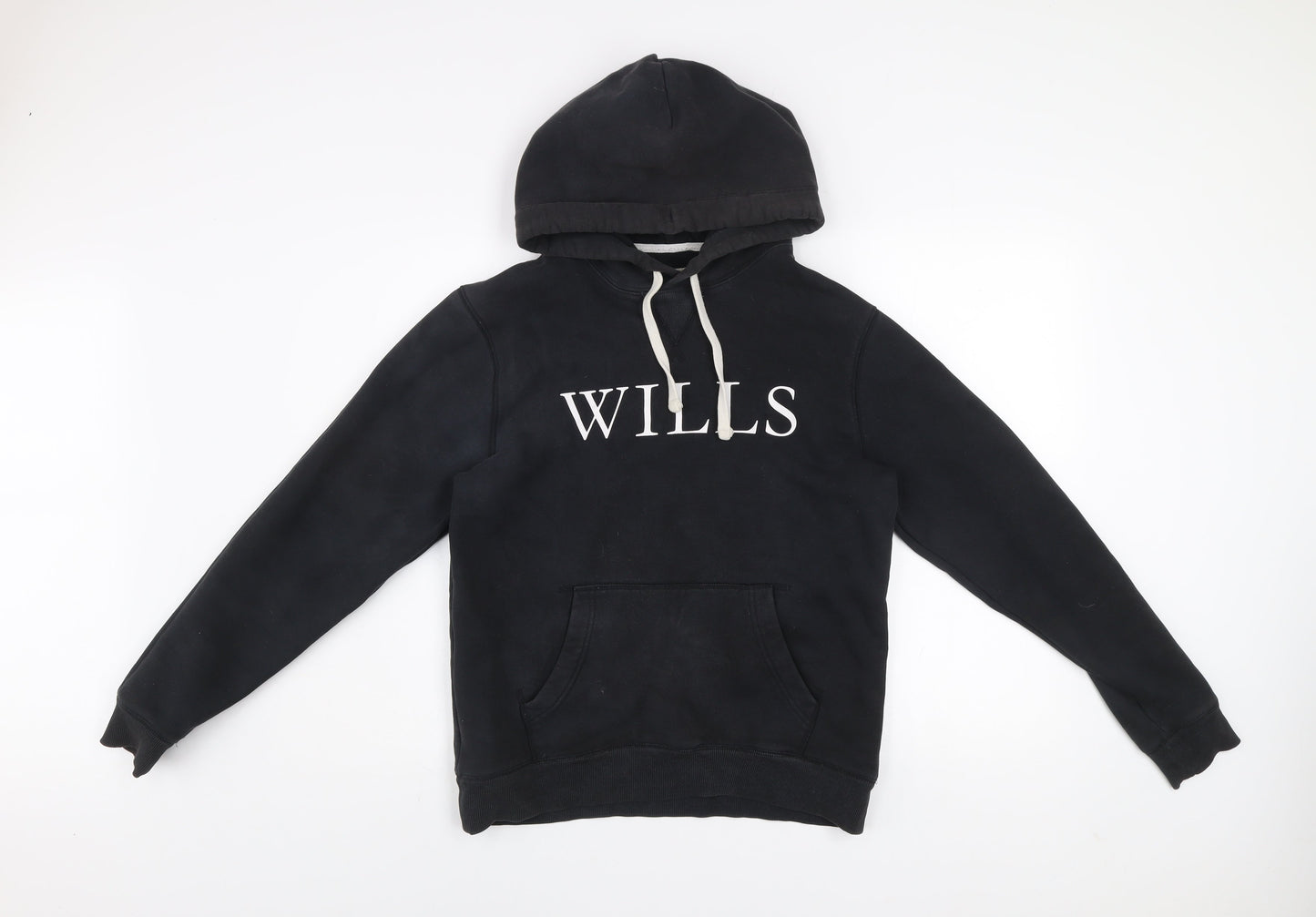 Mens UK Size S Jack Wills Black Pullover Hoodie