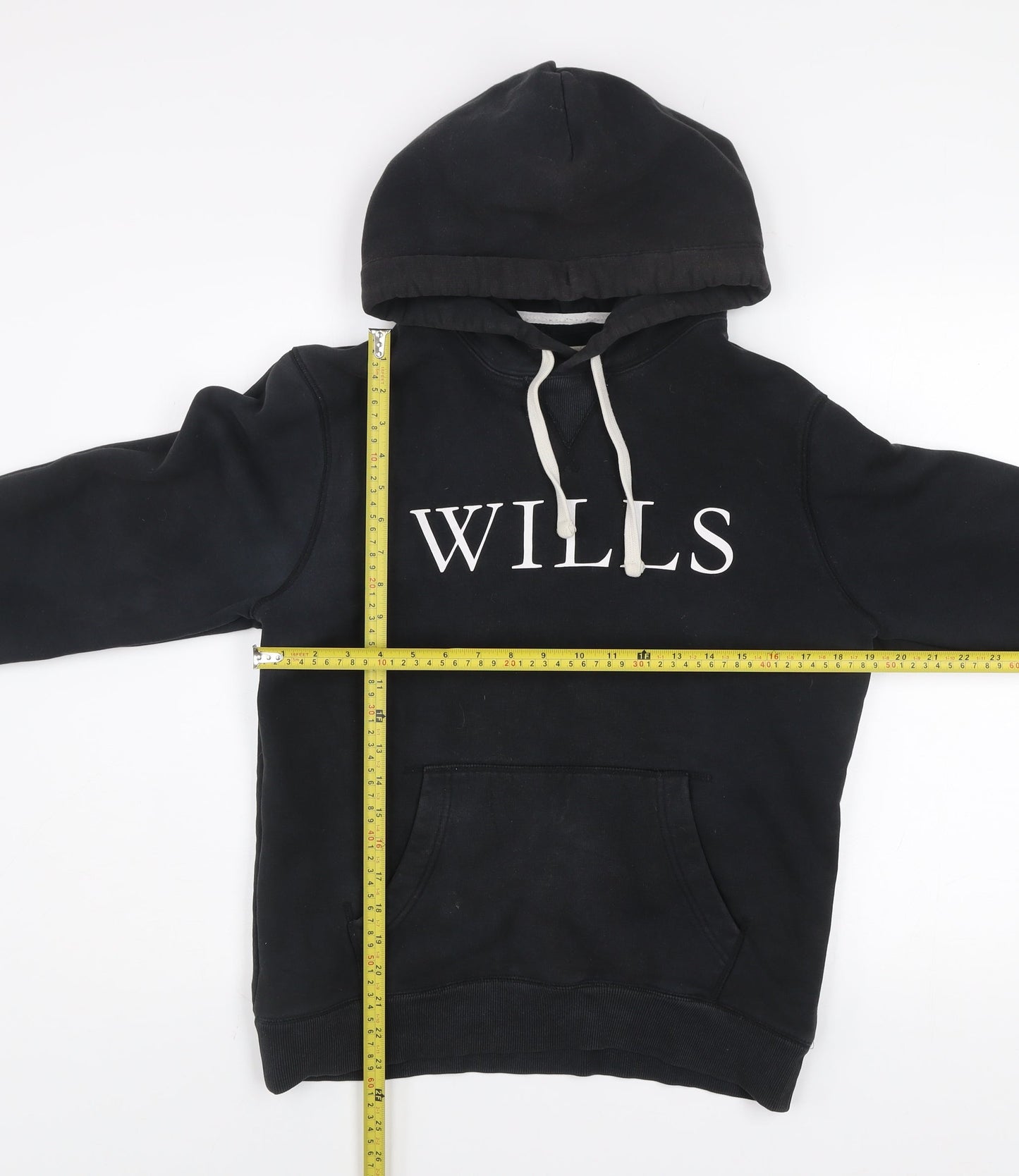 Mens UK Size S Jack Wills Black Pullover Hoodie