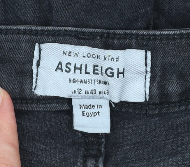 New Look Women’s Black High Waist Skinny Jeans Size 12