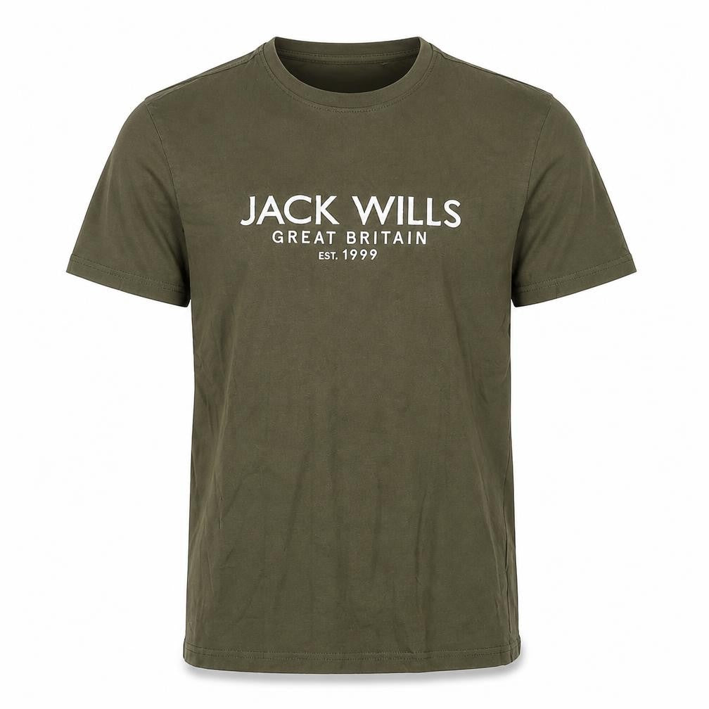 Mens UK Size S Jack Wills Green  T-Shirt