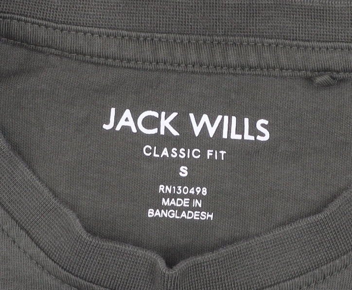 Mens UK Size S Jack Wills Green  T-Shirt