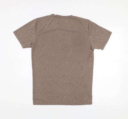 Blakely Clothing Co. Men's Brown XS Slim Fit Nautical Crew Neck T-Shirt