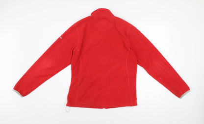 Womens UK Size 10 Regatta Red Full Zip Sweatshirt