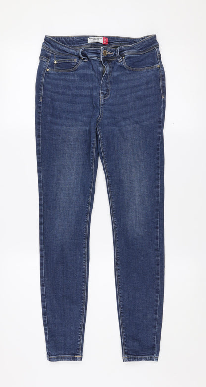 Next Women Blue Mid Rise Power Stretch Jegging Jeans Size 10R